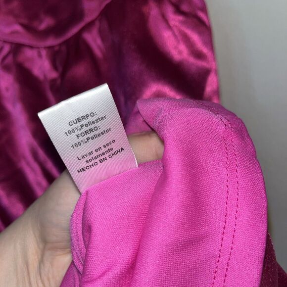 TCEC woman’s Medium Pink Puff Sleeves Mini Dress barbie doll - Picture 7 of 9